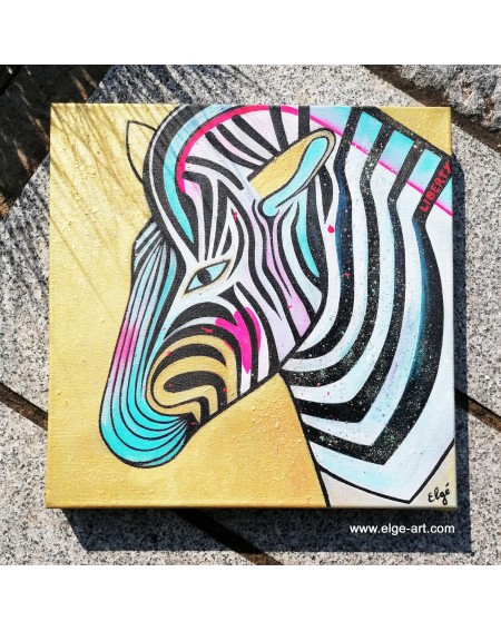 zebra painting