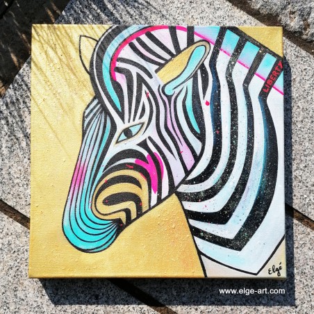 zebra painting