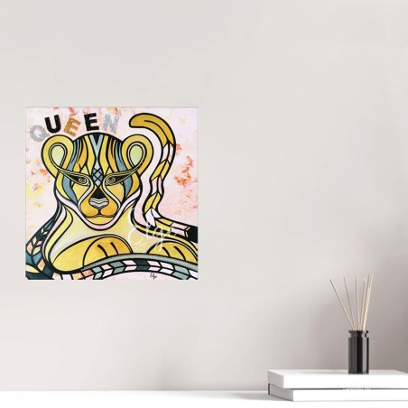 tableau tigre blanc