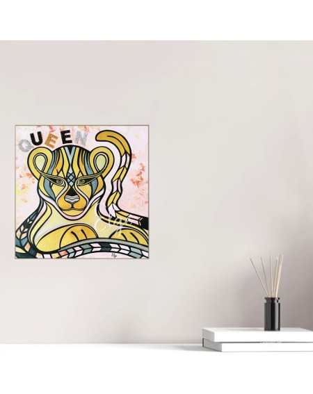 tableau tigre doré