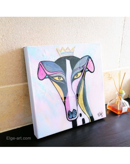 peinture chien personnalisé