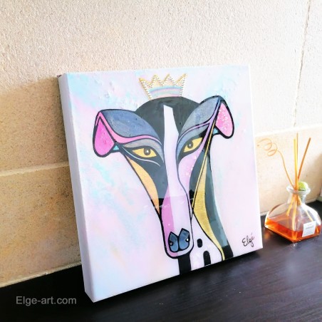 peinture chien personnalisé